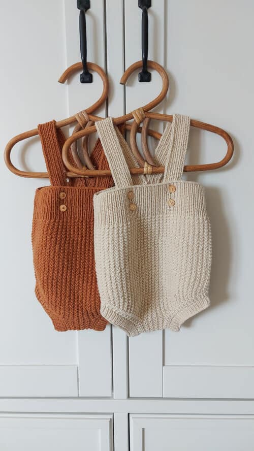 Gebreid Newborn Salopette