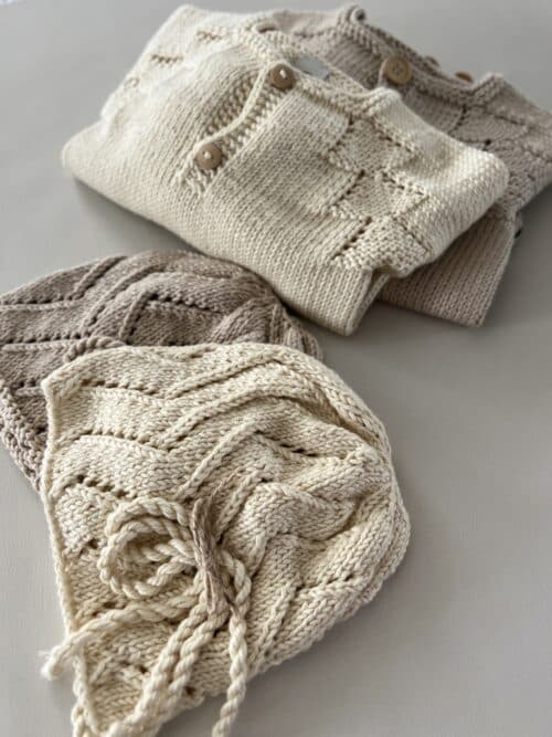 Gebreid Newborn setje